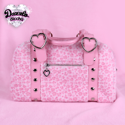 ❤︎⁠ leopard essentials handbag - pink ❤︎⁠