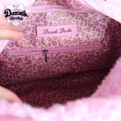 ❤︎⁠ leopard essentials handbag - pink ❤︎⁠