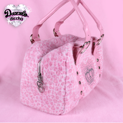 ❤︎⁠ leopard essentials handbag - pink ❤︎⁠